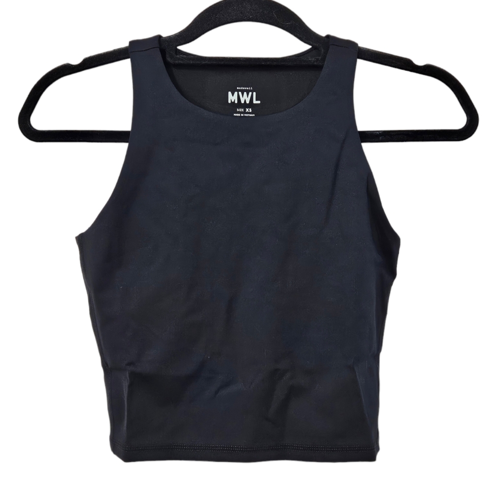 NWT Madewell MWL Form Racerback Crop Top Size XS